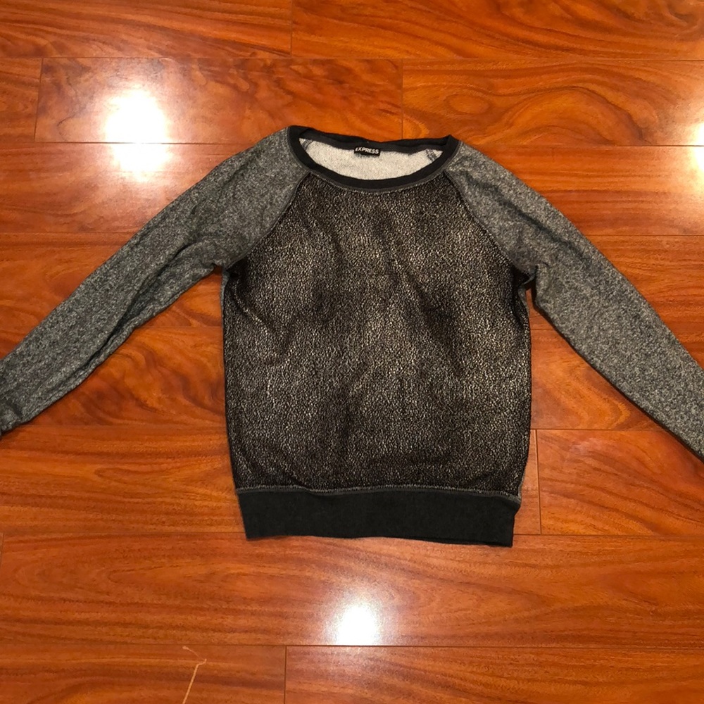 Women’s Silver Metallic Sweater! Size XS